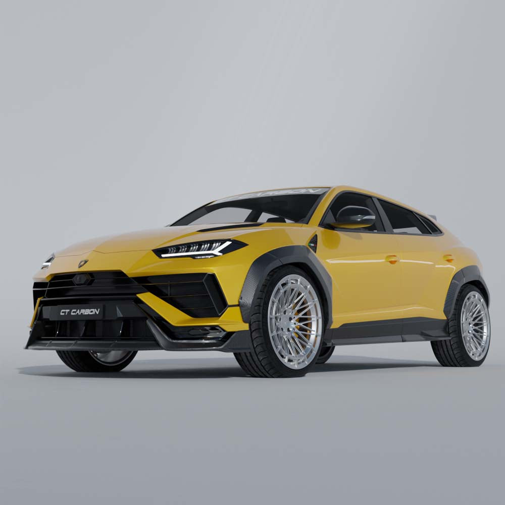 LAMBORGHINI URUS S DRY CARBON FIBRE SPLITTER - CT DESIGN