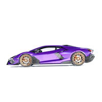 LAMBORGHINI REVUELTO MATTE CARBON FIBRE SIDE SKIRTS - CT DESIGN