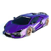 LAMBORGHINI REVUELTO MATTE CARBON FIBRE SIDE SKIRTS - CT DESIGN