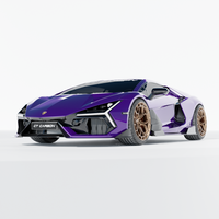 LAMBORGHINI REVUELTO MATTE CARBON FIBRE DOOR TRIM - CT DESIGN
