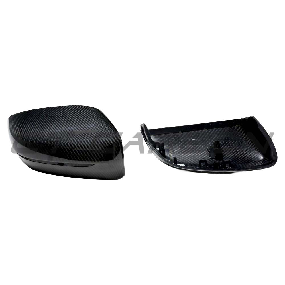 BMW G42 2 SERIES 2022+ LHD DRY CARBON FIBRE MIRROR COVER REPLACEMENTS - V1