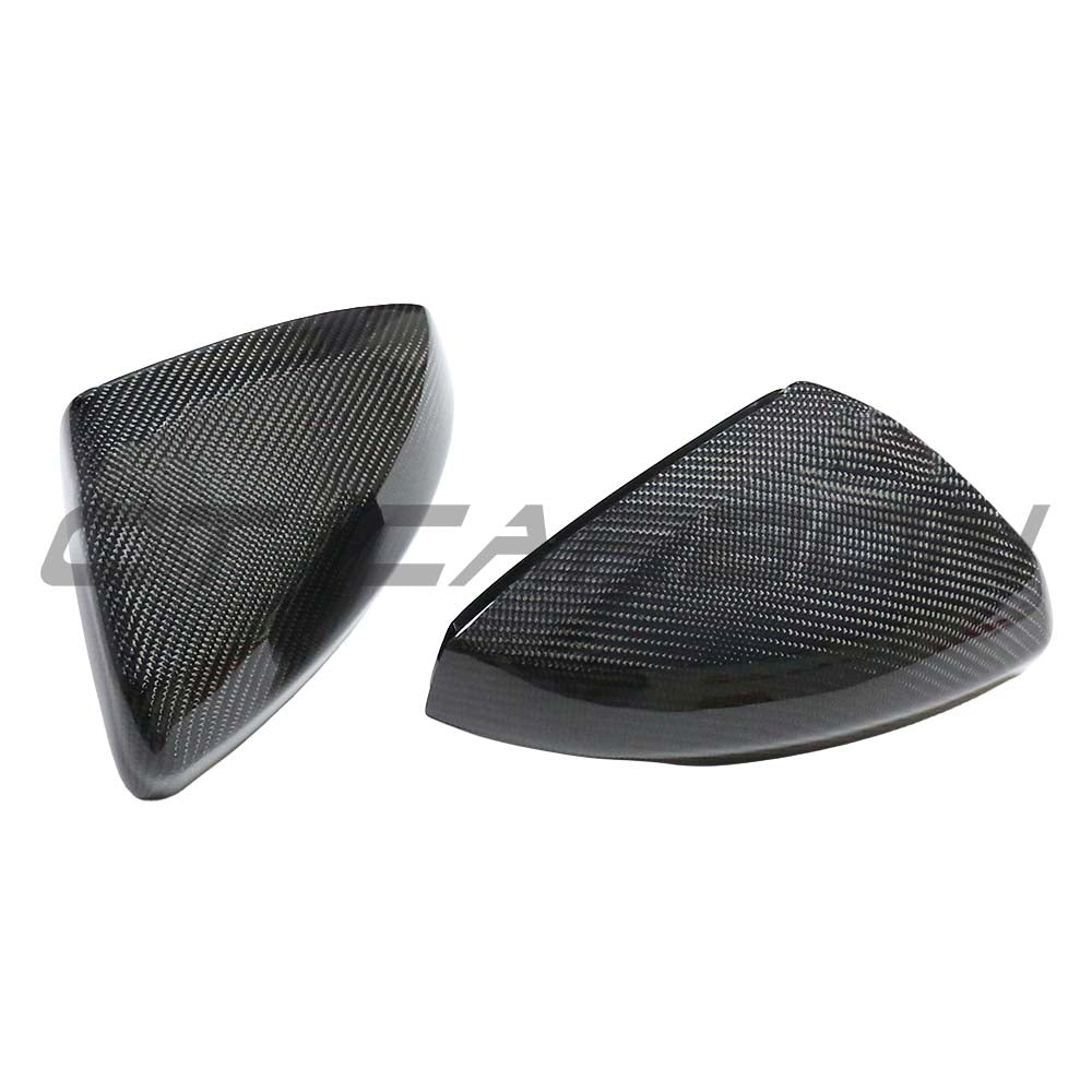 VW POLO MK6 2019+ DRY CARBON FIBRE MIRROR COVER REPLACEMENTS