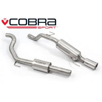 Cobra Exhausts - Vauxhall Corsa D 1.6 SRI (10-14) Cat Back Performance Exhaust