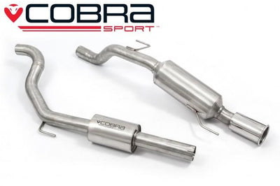 Cobra Exhausts - Vauxhall Corsa D 1.6 SRI (10-14) Cat Back Performance Exhaust