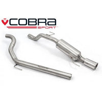 Cobra Exhausts - Vauxhall Corsa D 1.6 SRI (10-14) Cat Back Performance Exhaust