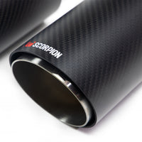 SCORPION EXHAUSTS - REPLACEMENT CARBON ASCARI TIPS FOR SCORPION EXHAUST - QUAD (X4) 100MM