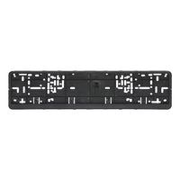 Plain Black Number Plate Surrounds – Sold as a Pair