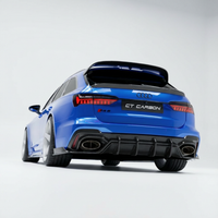 AUDI RS6 C8 AVANT CARBON FIBRE MIDDLE SPOILER - CT DESIGN
