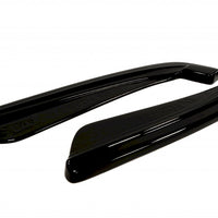 Maxton Design - REAR SIDE SPLITTERS BMW 5 F11 M-PACK (FITS TWO SINGLE EXHAUST ENDS)