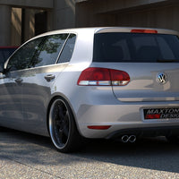 Maxton Design - REAR VALANCE VW GOLF VI WITH 1 EXHAUST HOLE