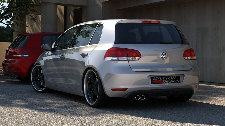 Maxton Design - REAR VALANCE VW GOLF VI WITH 1 EXHAUST HOLE