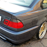 Maxton Design - Central Rear Splitter (Vertical Bars) BMW 3 E46 Coupe M-Pack