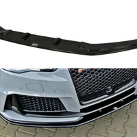 Maxton Design - FRONT SPLITTER V.2 AUDI RS3 8VA SPORTBACK PRE-FACELIFT (2015-2016)