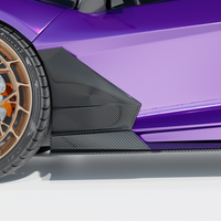 LAMBORGHINI REVUELTO MATTE CARBON FIBRE DOOR TRIM - CT DESIGN