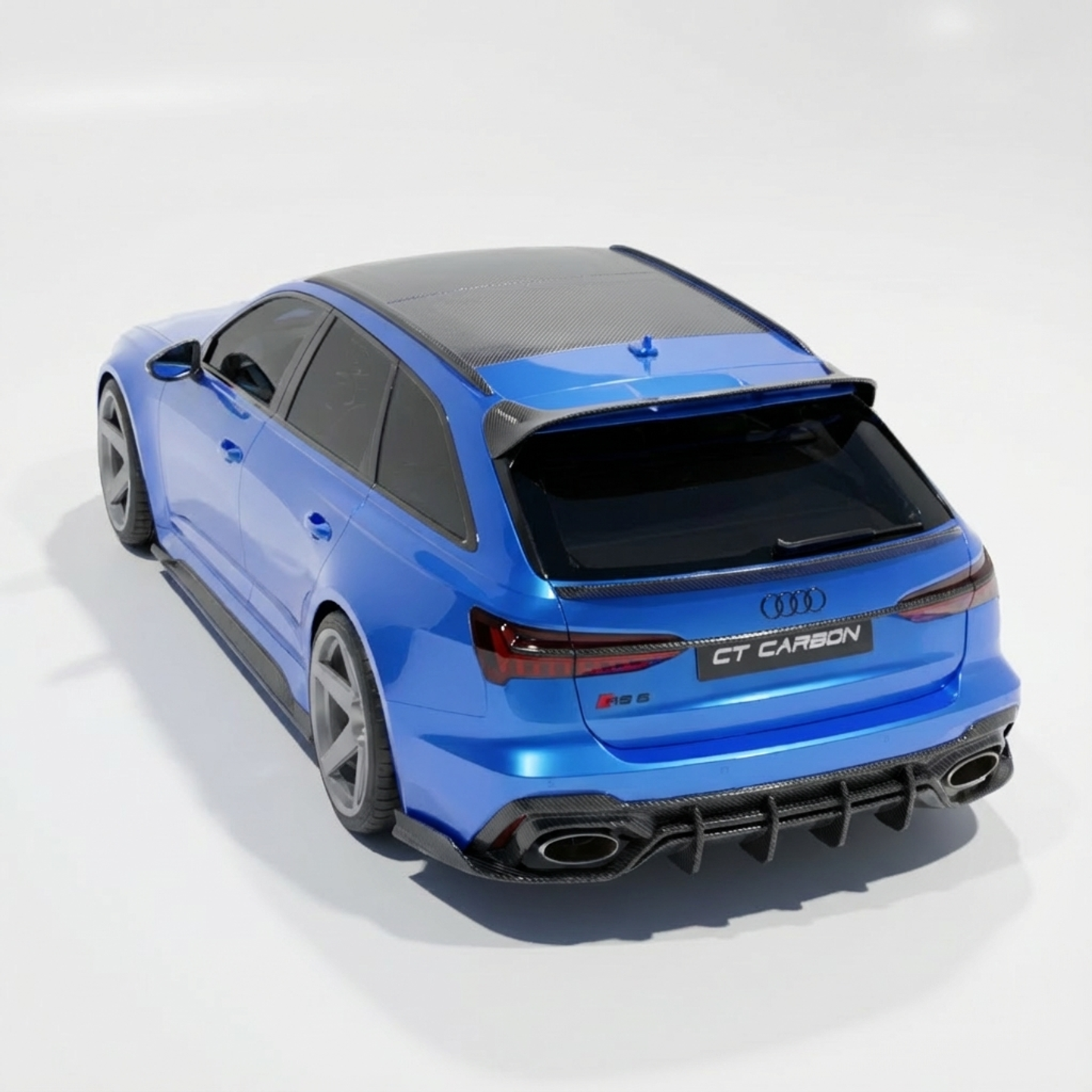 AUDI RS6 C8 AVANT CARBON FIBRE SPOILER - CT DESIGN V2