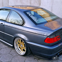 Maxton Design - Central Rear Splitter (Vertical Bars) BMW 3 E46 Coupe M-Pack