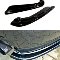 Maxton Design - REAR SIDE SPLITTERS BMW 5 F11 M-PACK (FITS TWO DOUBLE EXHAUST ENDS)