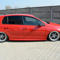 Maxton Design - RACING SIDE SKIRTS DIFFUSERS VW GOLF VI GTI 35TH / R20