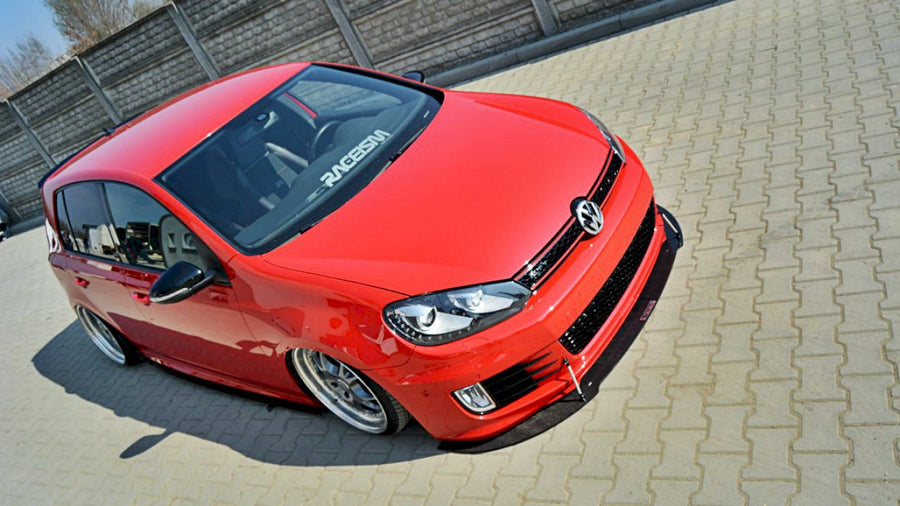 Maxton Design - FRONT RACING SPLITTER VW GOLF MK6 GTI 35TH