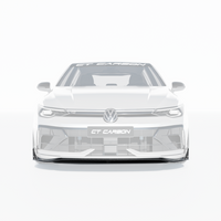 VW GOLF MK8.5 R/CS 2024+ CARBON FIBRE SPLITTER - CT DESIGN
