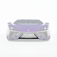 LAMBORGHINI REVUELTO MATTE CARBON FIBRE FRONT SPLITTER - CT DESIGN