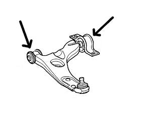Volvo C30 All Models (2006-2013) Front Suspension Arm Bushes