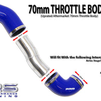AIRTEC 2.5 INCH BIG BOOST PIPES WITH 70MM COLD SIDE FOR MK2 FOCUS ST AND RS
