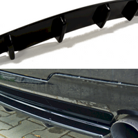 Maxton Design - CENTRAL REAR SPLITTER BMW 5 F11 M-PACK (FITS TWO DOUBLE EXHAUST ENDS)