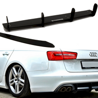 Maxton Design - AUDI A6 C7 S-LINE AVANT (2.0 TDI) REAR DIFFUSER & REAR SIDE SPLITTERS (2011-2014)