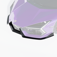 LAMBORGHINI REVUELTO MATTE CARBON FIBRE FRONT SPLITTER - CT DESIGN