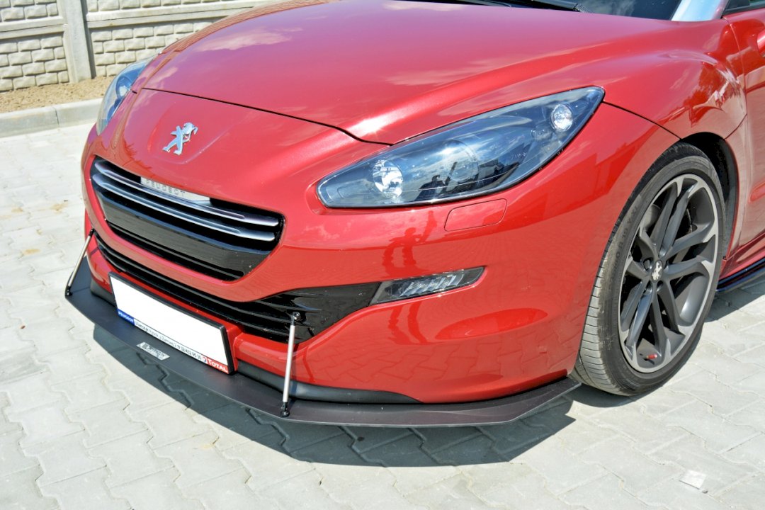 Maxton Design - FRONT RACING SPLITTER PEUGEOT RCZ FACELIFT (2012-15)