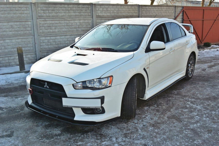 Maxton Design - FRONT SPLITTER V.1 MITSUBISHI LANCER EVO X (2007-2015)