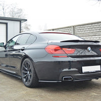 Maxton Design - CENTRAL REAR SPLITTER BMW 6 GRAN COUPE M-SPORT (VERTICAL BARS) (2013-2018)