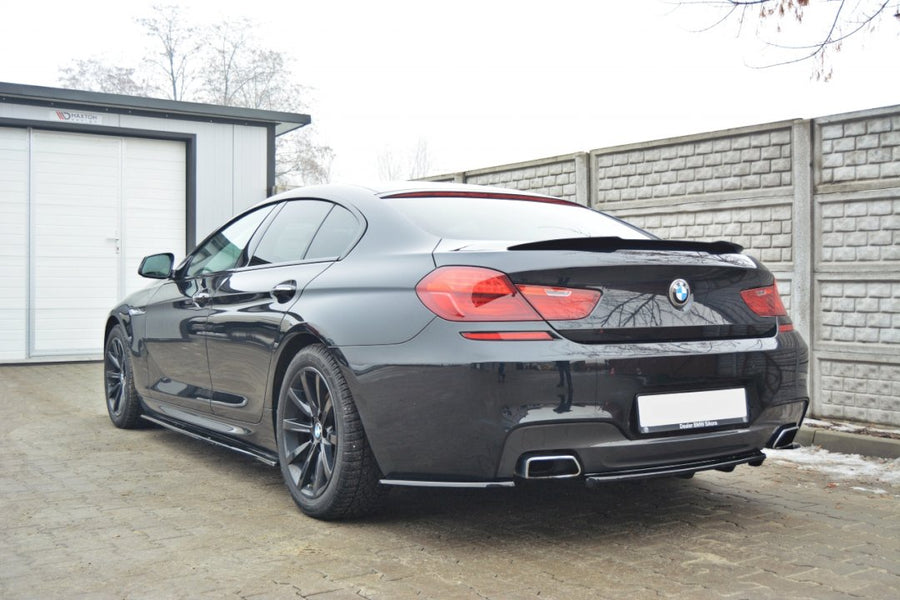 Maxton Design - CENTRAL REAR SPLITTER BMW 6 GRAN COUPE M-SPORT (VERTICAL BARS) (2013-2018)