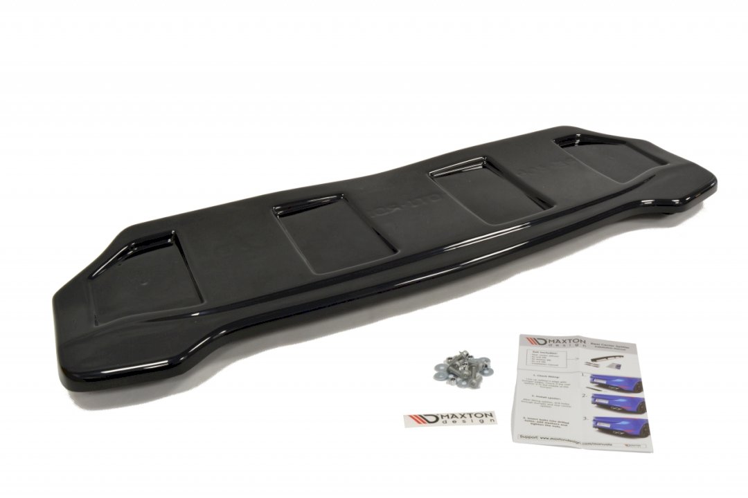 Maxton Design - CENTRAL REAR SPLITTER PEUGEOT 308 II GTI (WITH VERTICAL BARS)