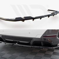 Maxton Design - CENTRAL REAR SPLITTER (VERTICAL BARS) V.1 BMW I4 M-PACK G26