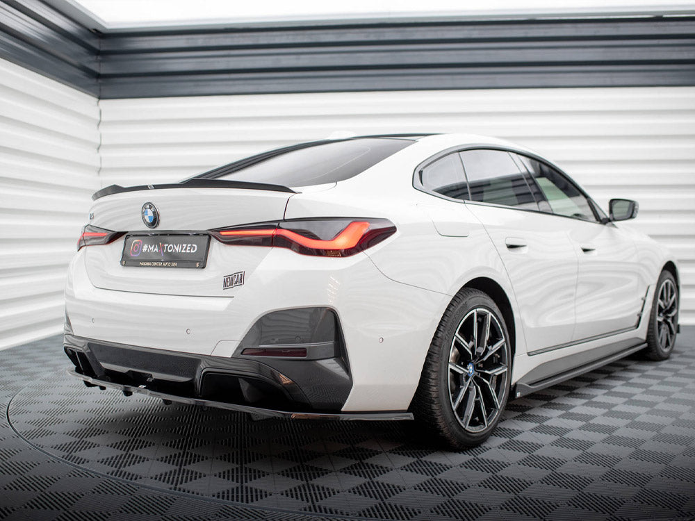 Maxton Design - CENTRAL REAR SPLITTER (VERTICAL BARS) V.1 BMW I4 M-PACK G26
