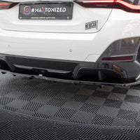 Maxton Design - CENTRAL REAR SPLITTER (VERTICAL BARS) V.1 BMW I4 M-PACK G26