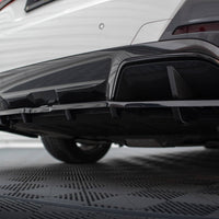 Maxton Design - CENTRAL REAR SPLITTER (VERTICAL BARS) V.1 BMW I4 M-PACK G26