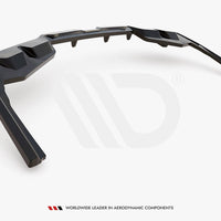 Maxton Design - CENTRAL REAR SPLITTER (VERTICAL BARS) V.1 BMW I4 M-PACK G26