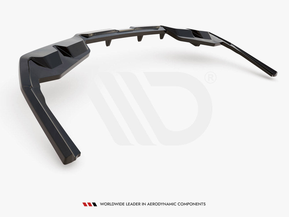 Maxton Design - CENTRAL REAR SPLITTER (VERTICAL BARS) V.1 BMW I4 M-PACK G26
