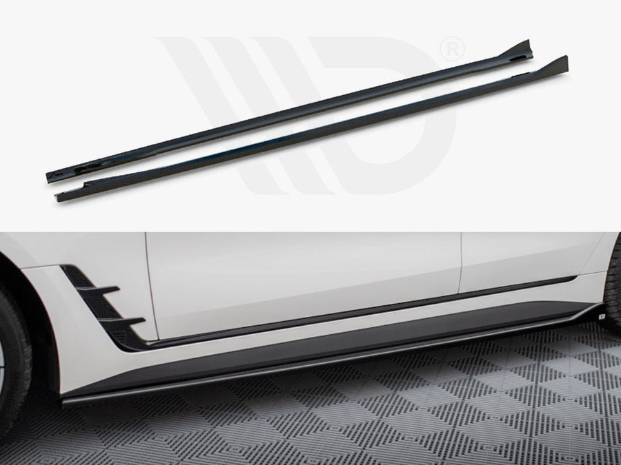 Maxton Design - SIDE SKIRTS DIFFUSERS V.1 BMW I4 M-PACK G26