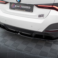 Maxton Design - CENTRAL REAR SPLITTER (VERTICAL BARS) V.2 BMW I4 M-PACK G26
