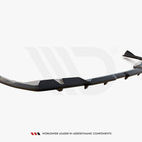 Maxton Design - CENTRAL REAR SPLITTER (VERTICAL BARS) V.2 BMW I4 M-PACK G26