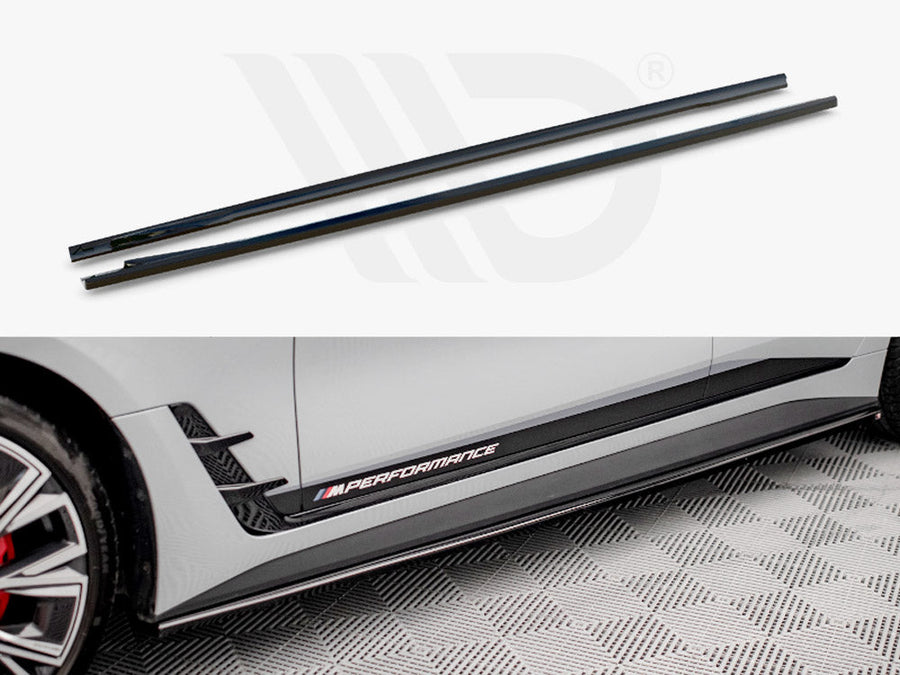 Maxton Design - SIDE SKIRTS DIFFUSERS V.2 BMW I4 M-PACK G26