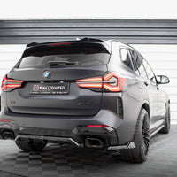 Maxton Design - CENTRAL REAR SPLITTER (VERTICAL BARS) BMW X3 M-PACK G01 FACELIFT