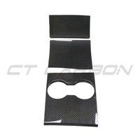 TESLA MODEL 3 2017-2023 CARBON FIBRE CENTRE CONSOLE ADD ON