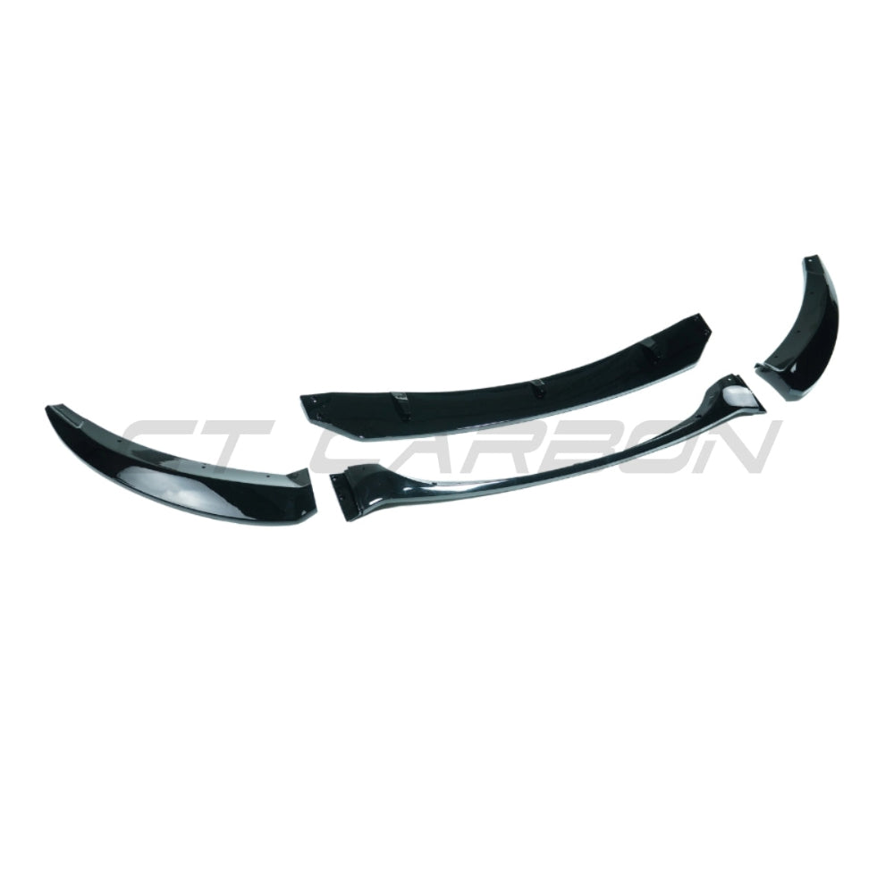 BMW E82/E88 1 SERIES 2007-2013 LCI GLOSS BLACK SPLITTER