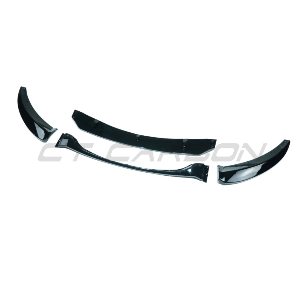 BMW E82/E88 1 SERIES 2007-2013 LCI GLOSS BLACK SPLITTER