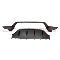PORSCHE TAYCAN 2020-2024 CARBON FIBRE DIFFUSER